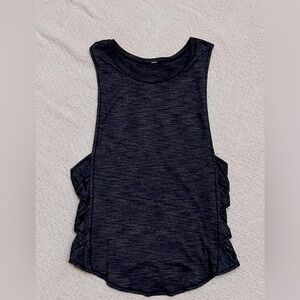 Lululemon Athletica Blue Muscle Tank with Braided Design